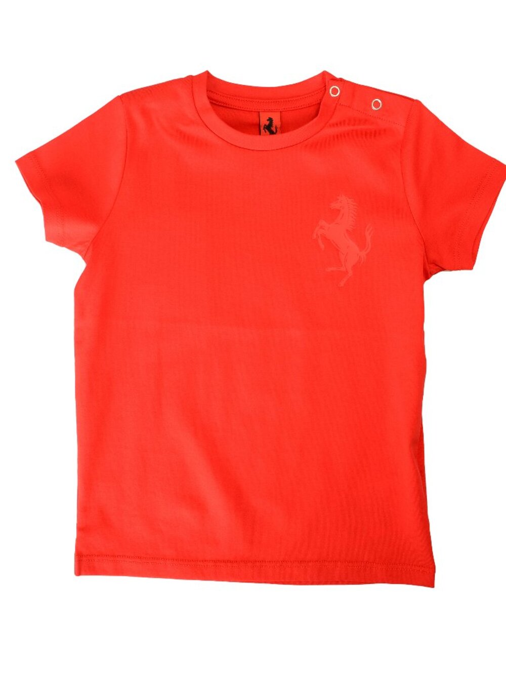 Scuderia Ferrari Infant Red Big Pr. Horse Short Sleeve T-Shirt Sz 0-3 Months